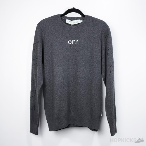 Off-White Cross Arrow Grey Sweatshirt